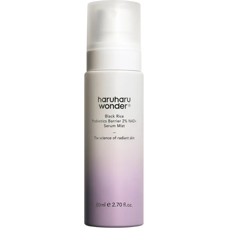 Mist-serum facial hidratant cu probiotice și NAD+ Haruharu Wonder Black Rice, 80 ml — preț și oferte