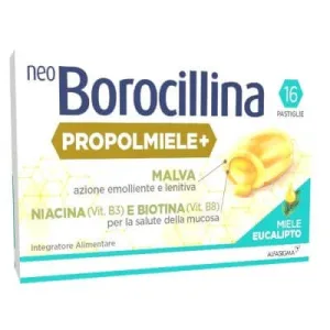 Neoborocilină propolis+ miere/eucalipt 16 comprimate