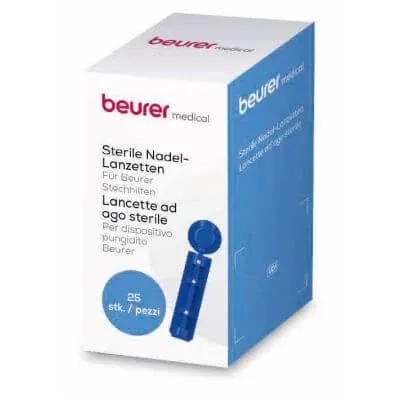 Beurer lănțișoare sterile ac calibru 28 25 buc. — preț și oferte