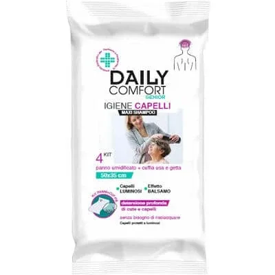 Șervețele șampon pentru bătrâni Daily Comfort 4 bucăți — preț și oferte