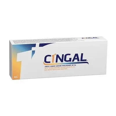 Seringă preumplută intraarticulară cingal 4 ml 22mg/ml acid reticulat cu 4,5 mg/ml triamcinolon hexacetonidă — preț și oferte