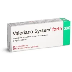 Valerian sistem forte 20 comprimate