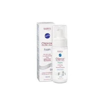 Oliprox spumă anti-calcar și dermatită seboreică scalp și piele 150 ml — preț și oferte