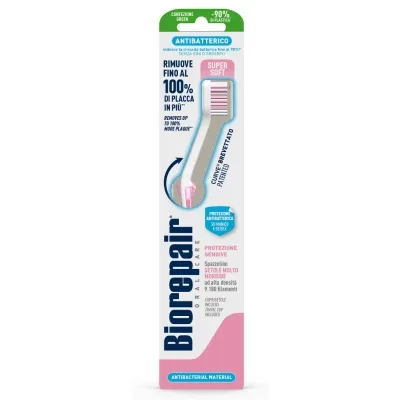 Biorepair îngrijire orală antibacteriană periuță de dinți plus confort protecție gingie perii super moi — preț și oferte
