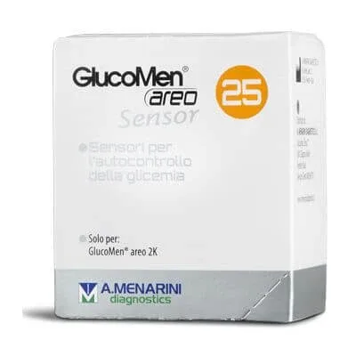 Benzi de măsurare a glicemiei glucomen areo sensor 25 bucăți — preț și oferte