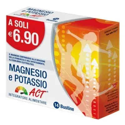 Magneziu și potasiu acționează 14 pliculețe — preț și oferte