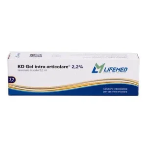 Kd gel intraarticular 2,2% hialuronat de sodiu 2 ml