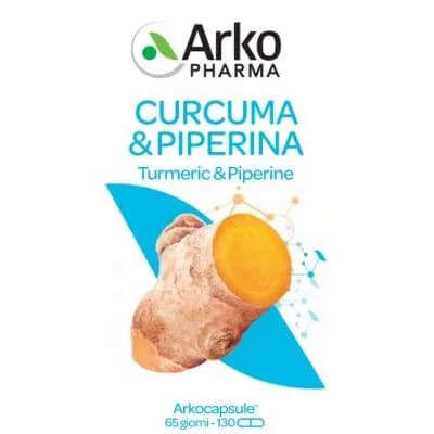 Arkocps turmeric + piperină 130 capsule — preț și oferte