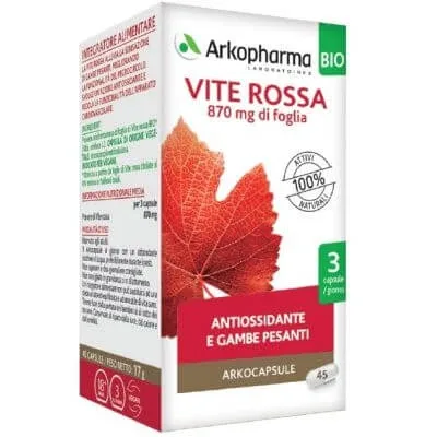 Arko capsule viță de vie roșie bio 45 capsule — preț și oferte