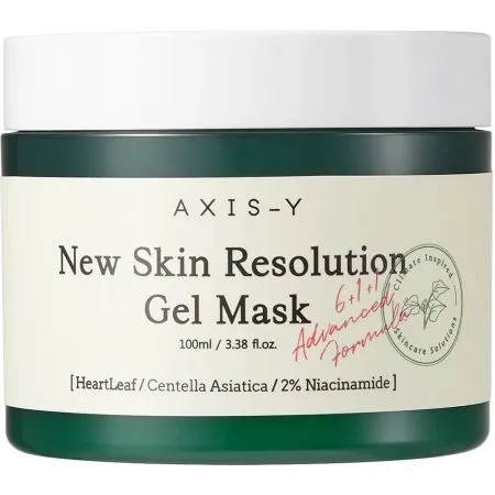 Masca gel pentru fata Axis-Y New Skin Resolution, cu Heartleaf si Niacinamida, 100 ml — preț și oferte