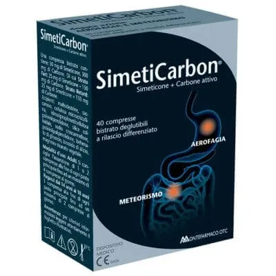 Simeticarbon 40 comprimate — preț și oferte