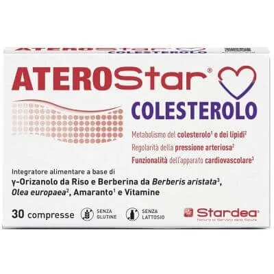 Aterostar Cholesterol 30 comprimate — preț și oferte