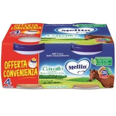 Cal omogenizat Mellin 4 x 80 g — preț și oferte
