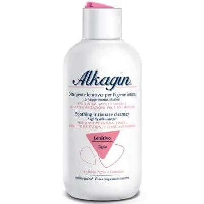 Detergent intim alcalin calmant Alkagin 400 ml — preț și oferte