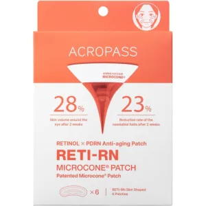 Plasturi antirid cu retinol pentru zone localizate ACROPASS Reti-RN Microcone Patch Slim Type, 6 buc