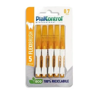 Plakkontrol perie interdentară flexi brush07 blister 5 bucăți — preț și oferte