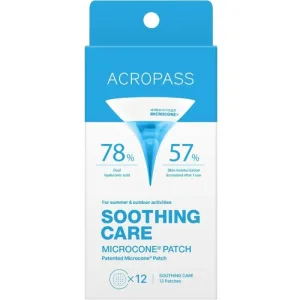 Plasturi calmanti cu microconuri ACROPASS Soothing Care, 12 buc