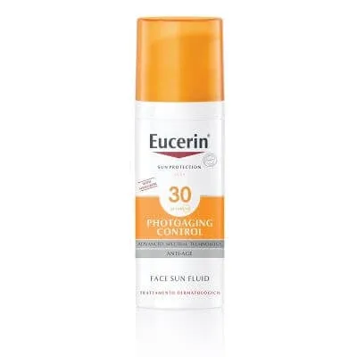Eucerin protecție solară spf 30 fotoîmbătrânire control față fluid solar anti-age 50 ml — preț și oferte