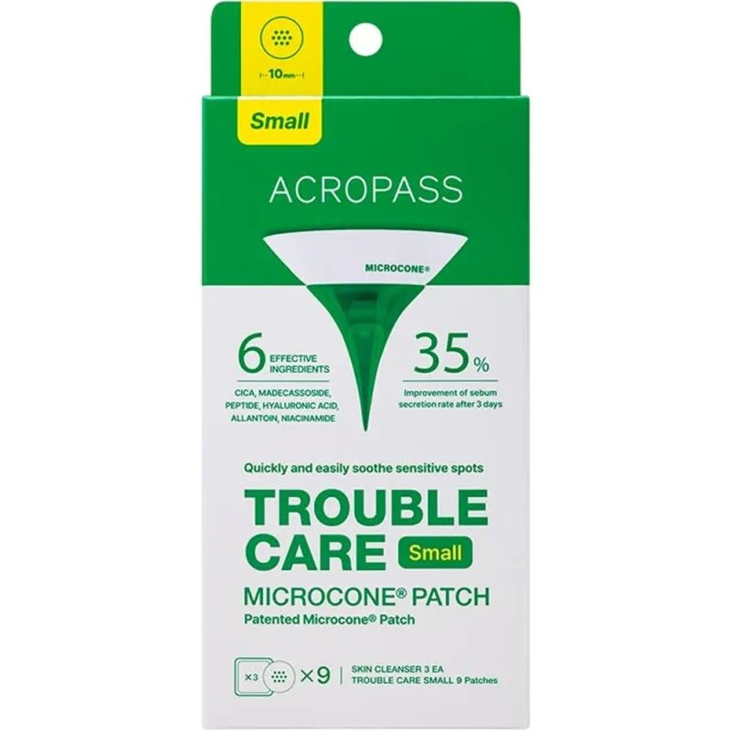 Plasturi anti-imperfecțiuni mici cu microconuri ACROPASS Trouble Care Small, 9 buc — preț și oferte