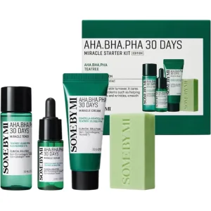 Set ingrijire ten acneic AHA BHA PHA 30 Days Miracle Starter Kit, Some By Mi