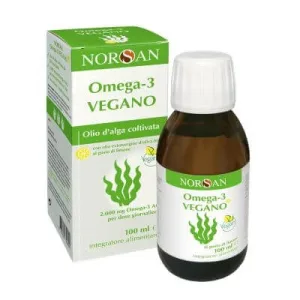 Norsan omega 3 vegan 100 ml cu aromă de lămâie