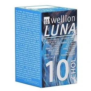 Wellion luna 10 benzi pentru măsurarea colesterolului