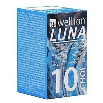 Wellion luna 10 benzi pentru măsurarea colesterolului — preț și oferte
