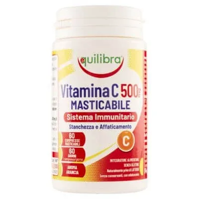Vitamina c 500mg masticabil sistem imunitar 60 comprimate — preț și oferte
