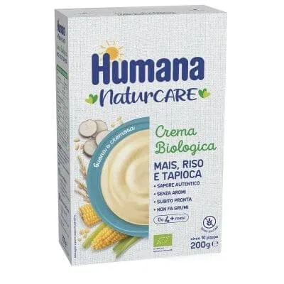 Humana cremă porumb orez tapioca bio 200 g — preț și oferte