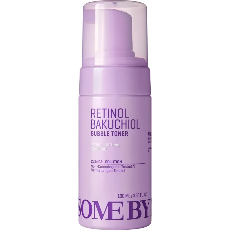 Toner facial spumă cu retinol și bakuchiol Retinol Bakuchiol Bubble, 100 ml, Some By Mi — preț și oferte
