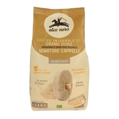 Făină integrală ecologică Senatore Cappelli măcinată la piatră 500 g — preț și oferte