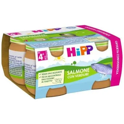 Hipp somon omogenizat/legume 4x80 g — preț și oferte