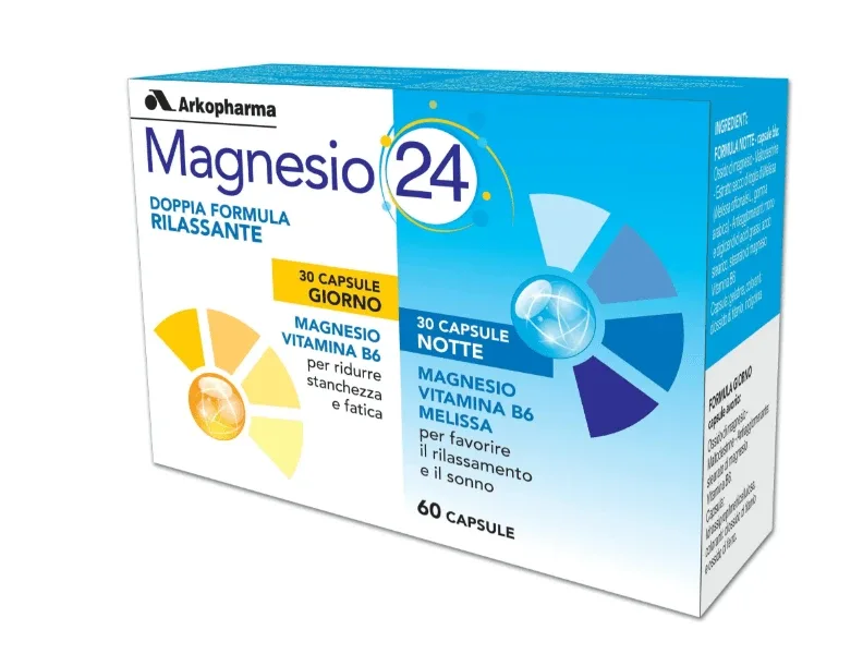 Arkomag magneziu 24 day&night 60 capsule — preț și oferte
