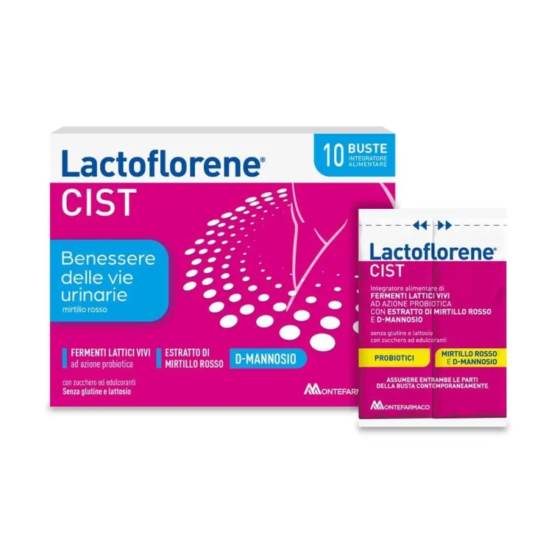 Lactoflorene cist 10 pliculețe — preț și oferte