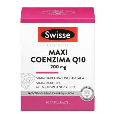 Swisse maxi coenzima q10 200 mg 30 capsule — preț și oferte