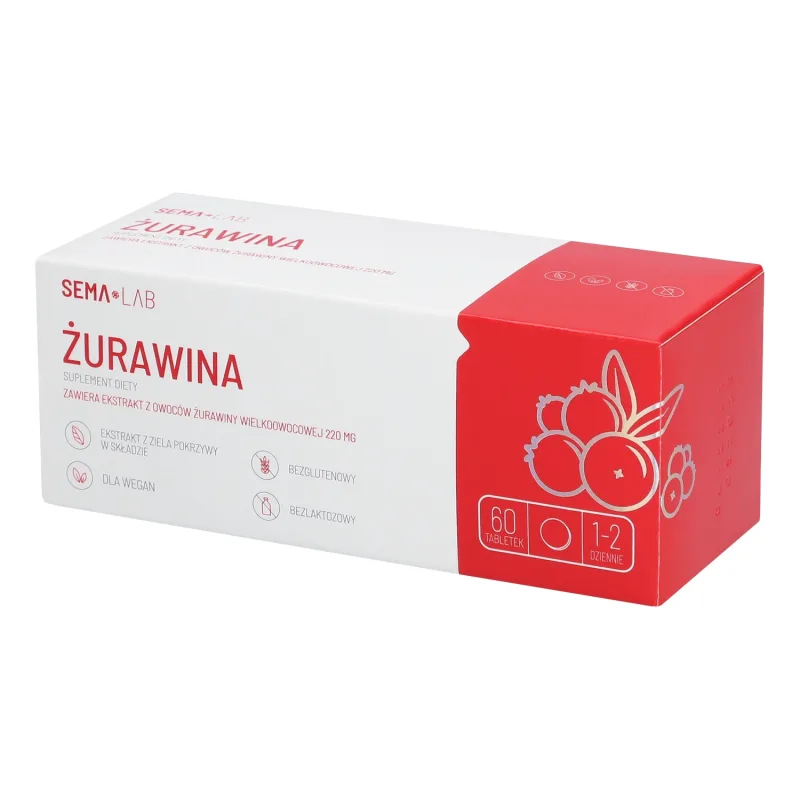 SEMA Lab Cranberry, 60 comprimate — preț și oferte