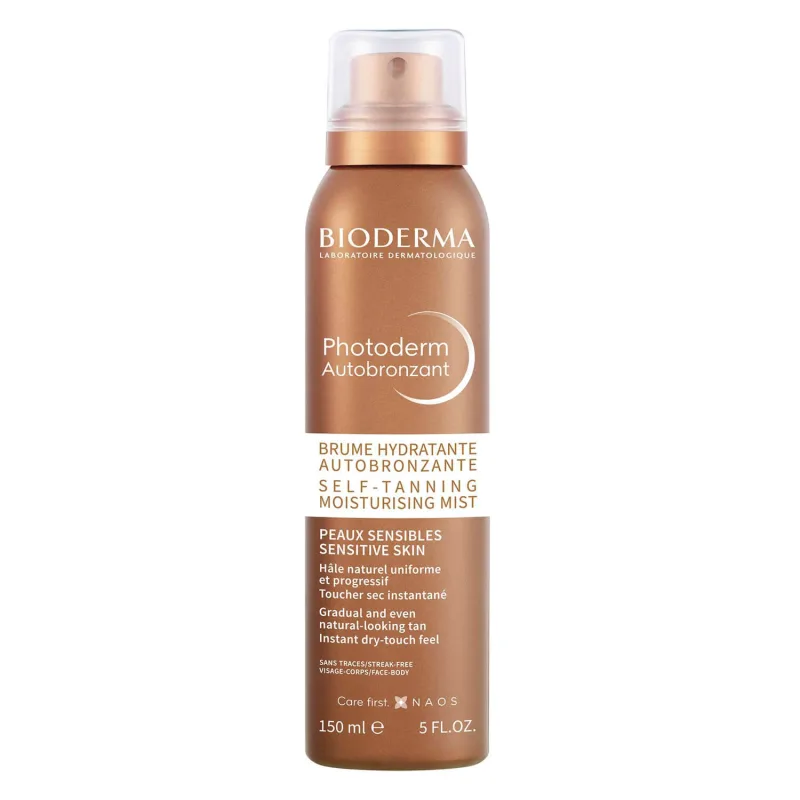 Bioderma Photoderm Autobronzant, ceață hidratantă autobronzantă, 150 ml — preț și oferte