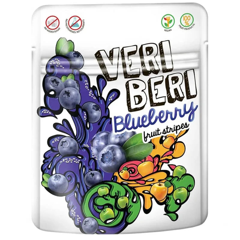 Veri Beri, jeleuri cu aromă de fructe de pădure, 50 g — preț și oferte