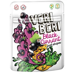 Veri Beri, jeleuri cu aromă de coacăze negre, 50 g