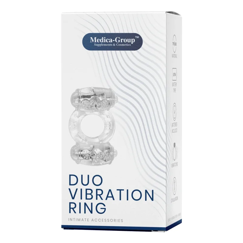 Medica-Group Duo Vibration Ring, inel vibrator dublu pentru erecție-orgasmic — preț și oferte