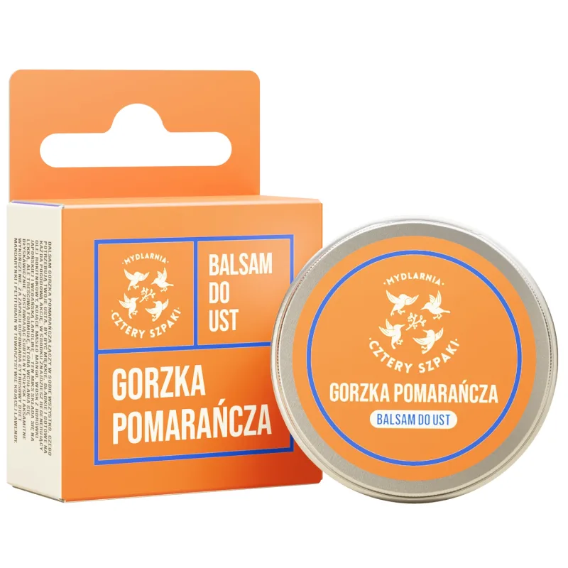 Cztery Szpaki, balsam de buze, portocale amare, 15 ml — preț și oferte