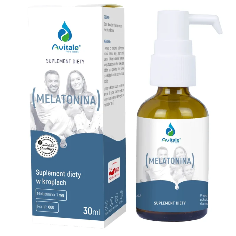 Avitale Melatonină 1 mg, picături, 30 ml — preț și oferte