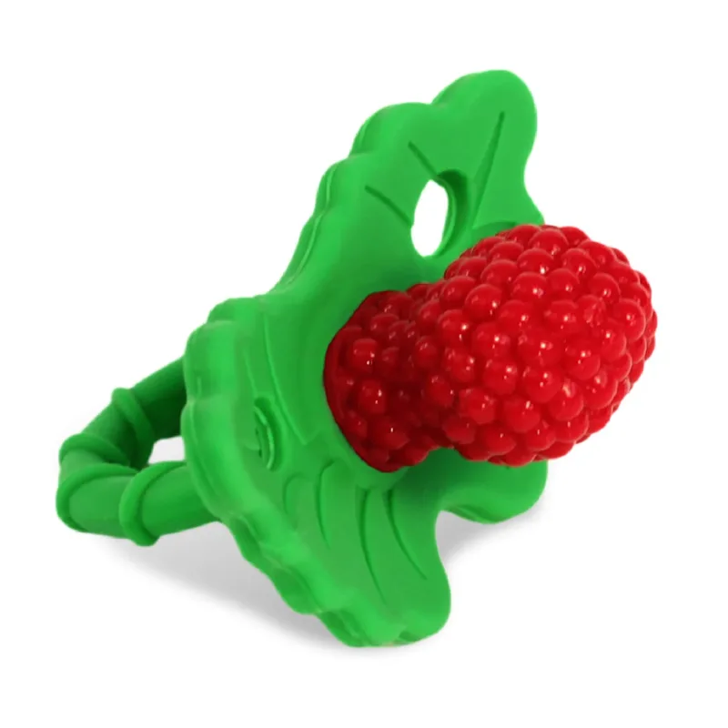 RaZbaby, dispozitiv de fixare din silicon, zmeură suculentă, de la 3 luni, 1 buc Baby&Travel — preț și oferte