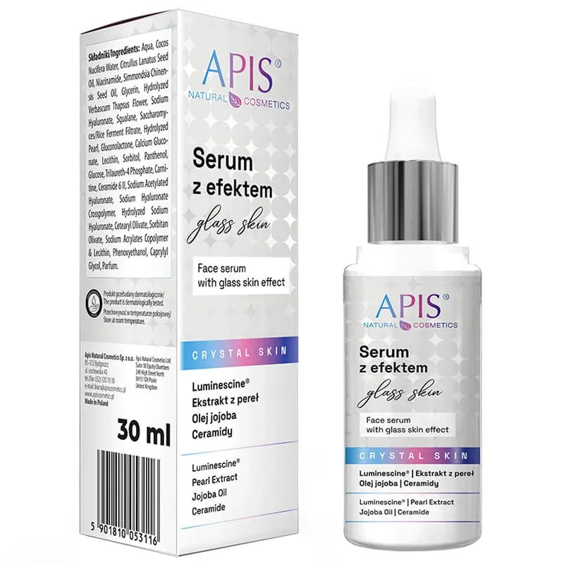 Apis Crystal Skin, ser cu efect de piele de sticlă, 30 ml — preț și oferte