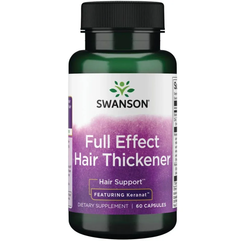 Swanson Full Effect Thickener păr, 60 capsule — preț și oferte