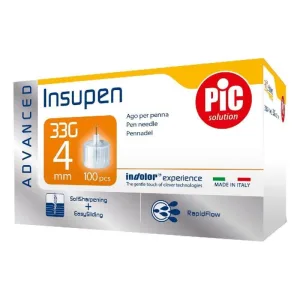 INSUPEN INSULIN PEN ACE 33G 4MM 100PCS