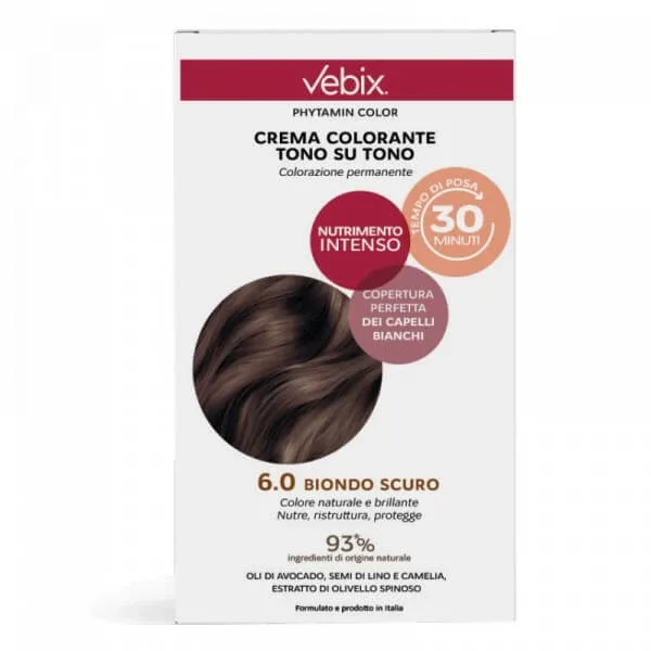 VEBIX TONE-IN-TONE CREMĂ COLORANTĂ PENTRU PĂR 6 BLOND ÎNCHIS — preț și oferte