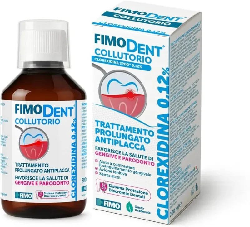 FIMODENT APĂ DE GURĂ CLORHEXIDINĂ 0,12% — preț și oferte