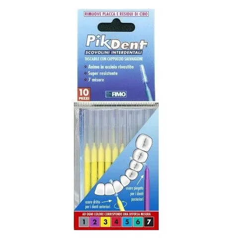 PERII INTERDENTARE PIKDENT CU CAPAC IGIENIC MĂRIMEA 3 (0,6 MM) — preț și oferte