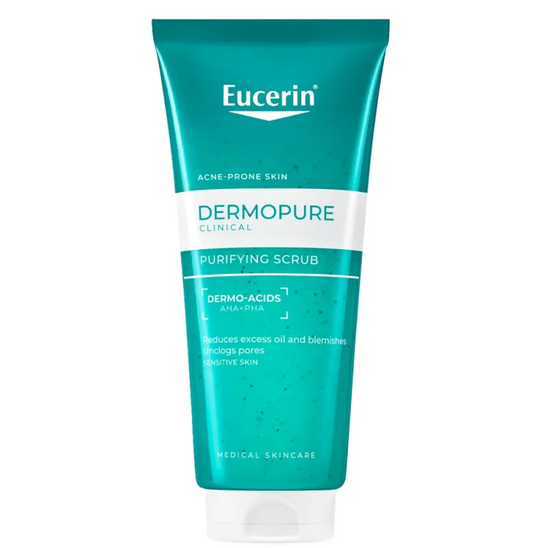 Gel scrub de curățare pentru față și corp DermoPure, 100 ml, Eucerin — preț și oferte